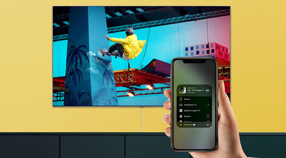 Chiếu màn hình điện thoại lên tivi - Smart Tivi Samsung 4K 43 inch UA43AU7002 chiếu màn hình điện thoại lên tivi - smart tivi samsung 4k 43 inch ua43au7002